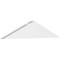 Ekena Millwork Portland Architectural Grade PVC Gable Bracket, 36"W x 7 1/2"H x 2"D x 6"F, 5/12 Pitch GBP036X08X0206POR00 - alternate 1